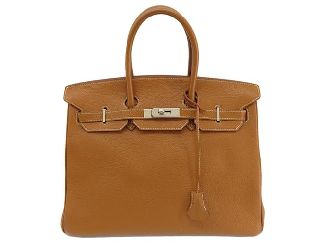 Hermès Birkin 35 Marrone Pelle  ref.1549010