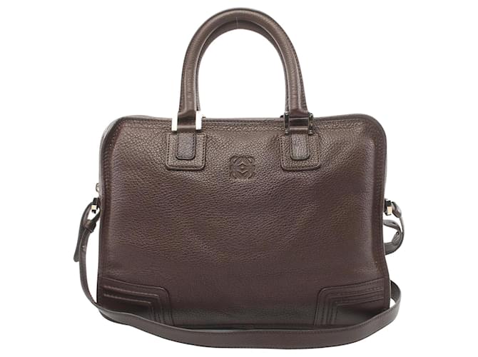 Loewe Amazona Brown Leather  ref.1549016