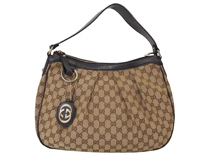 Gucci Sukey Camello Lienzo  ref.1549032