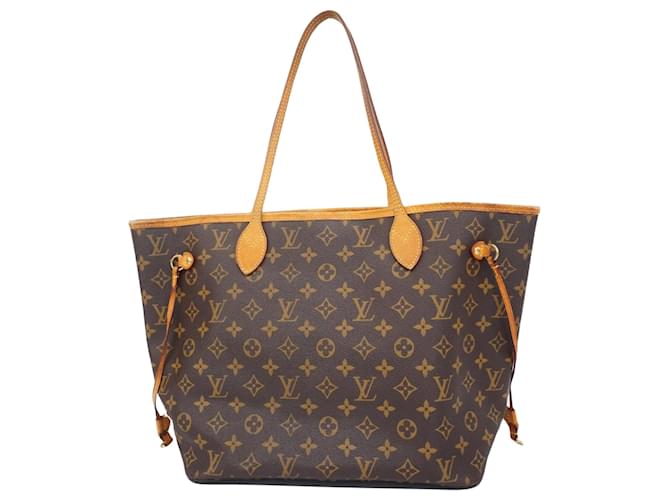 Louis Vuitton Neverfull MM Toile Marron  ref.1549062