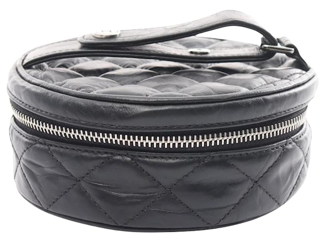 Chanel Vanity Black Leather  ref.1549098