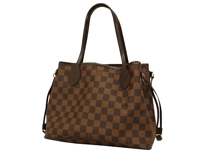 Louis Vuitton Neverfull PM Brown Cloth  ref.1549160