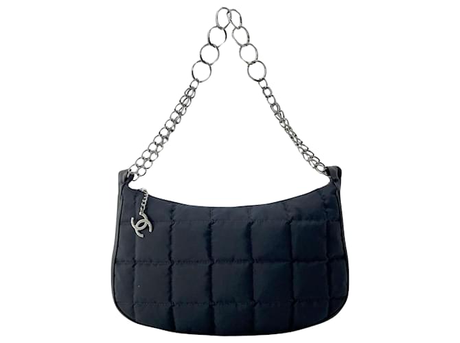 Chanel Chocolate bar Black Synthetic  ref.1549163