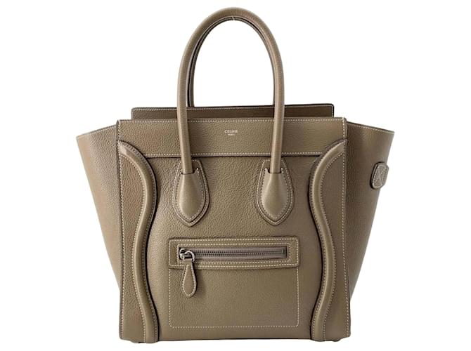 Luggage Bagagli Céline Marrone Pelle  ref.1549295