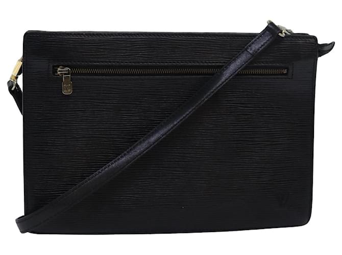 LOUIS VUITTON Epi Angian Shoulder Bag 2way Black M52112 LV Auth 82603 Leather  ref.1549578