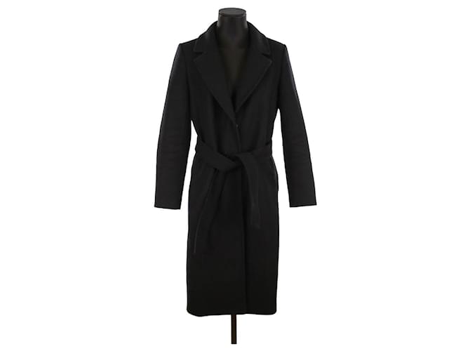 Claudie Pierlot Cappotto di lana Nero  ref.1549613