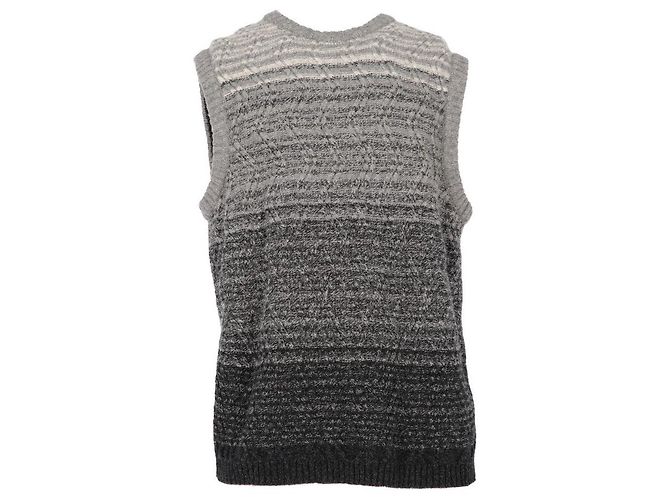 Emanuel Ungaro Ungaro grauer schattierter Strickwesten - 2000er