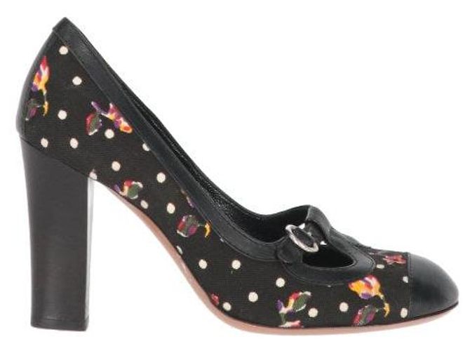 Moschino Pumps aus mehrfarbigem Canvas - 2000er