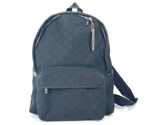 Céline Celine Triomphe Backpack in Black