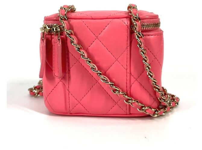 Bolsa Vanity Pequena AP1340 da Chanel Rosa