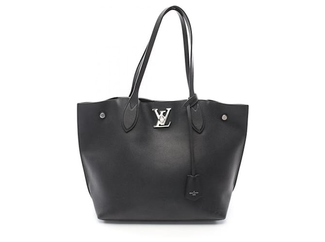 Black Louis Vuitton Lockme Go Tote Leather  ref.1550072