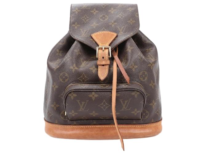 Louis Vuitton Monogram Canvas Mini Montsouris Backpack M51137 Brown Leather  ref.1550129