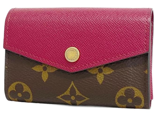 Sarah Louis Vuitton Monogram Multi-Cult Coin Case Brown Fuschia  ref.1551526