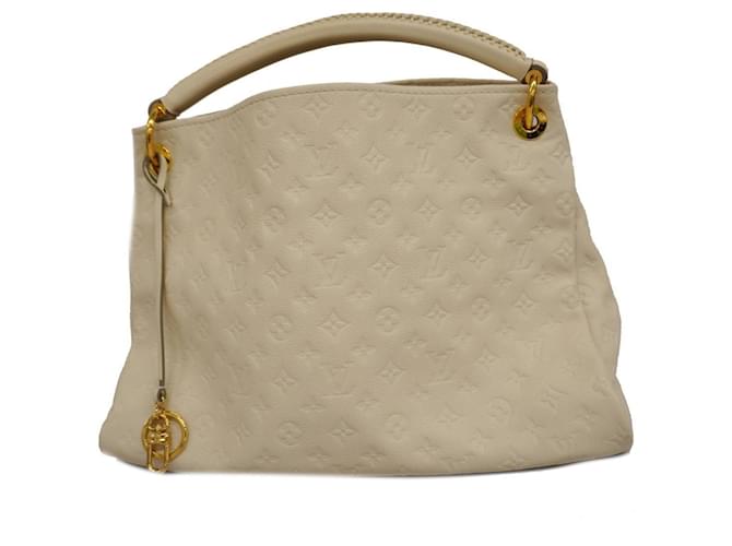 Sac à main Artsy MM en Monogram Empreinte Louis Vuitton Blanc  ref.1551531