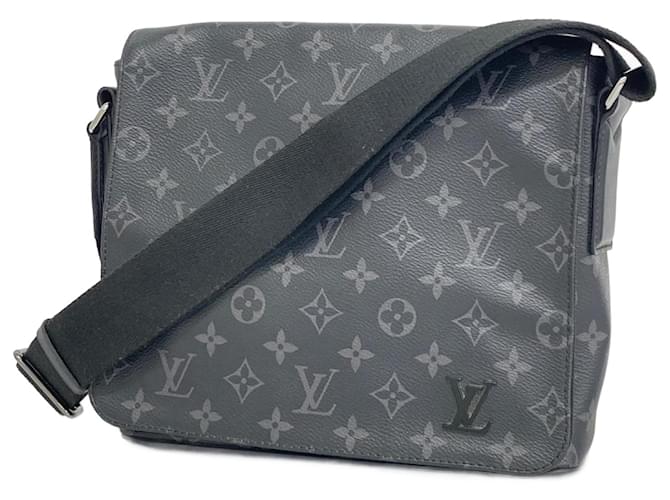 Bolsa de Ombro District PM Monogram Eclipse da Louis Vuitton Preto  ref.1551580