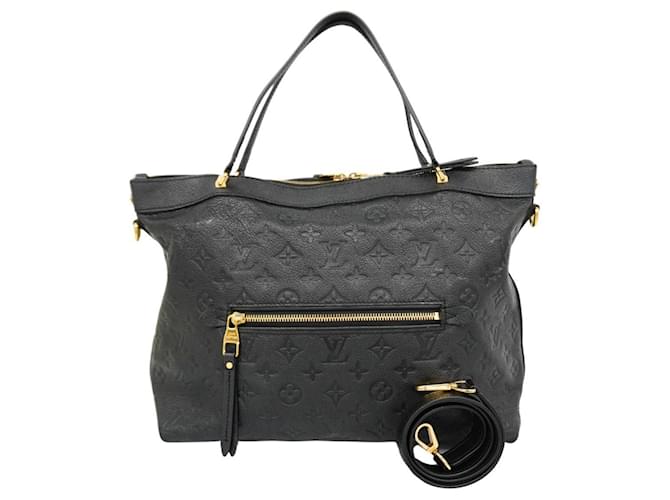 Bolsa Louis Vuitton Monogram Empreinte Bastille MM Preto  ref.1551597