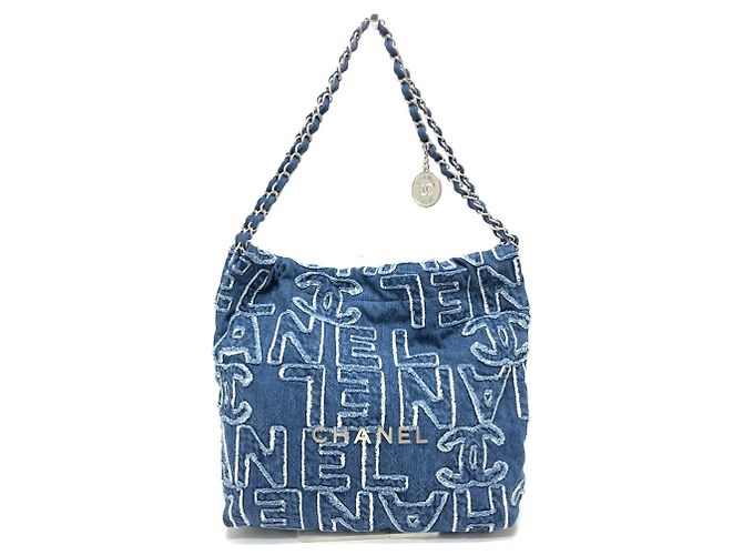 Borsa a Spalla Patchwork Chanel AS3260 24A Blu 