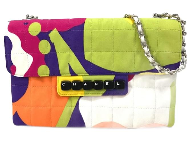 Chanel Chocolate Bar Nylon Handbag Multiple colors  ref.1551835