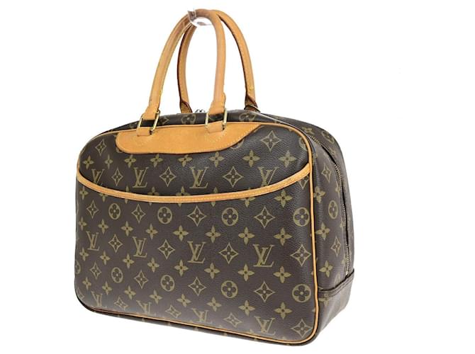 Louis Vuitton Deauville Castaño Lienzo  ref.1551911