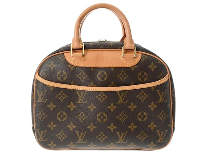 Louis Vuitton Trouville Marrone Tela  ref.1551976