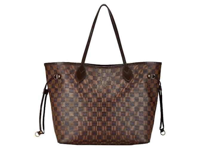 Louis Vuitton Neverfull MM Brown Cloth  ref.1552002