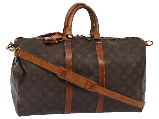 Louis Vuitton Keepall 45 Toile Marron  ref.1552025