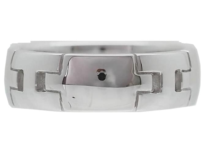 Ring Hermès Hercules Silvery White gold  ref.1552049