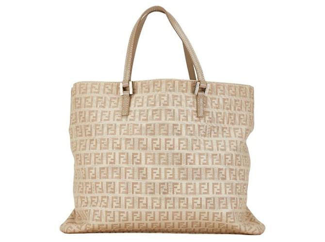 Fendi Zucchino Toile Beige  ref.1552099