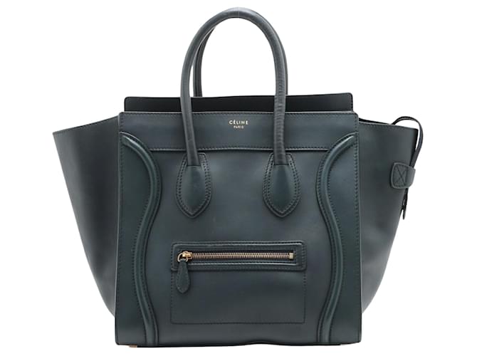 Luggage Bagages Céline Cuir Bleu Marine  ref.1552111