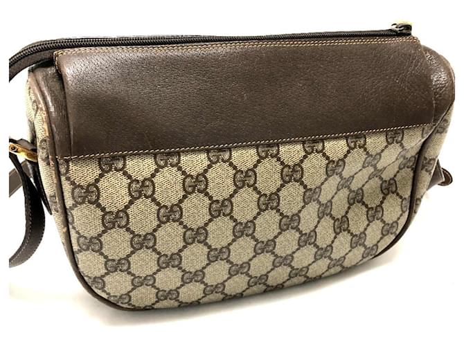 Gucci GG Plus Webbing Line Pochette Shoulder Bag Leather Plastic  ref.1552121