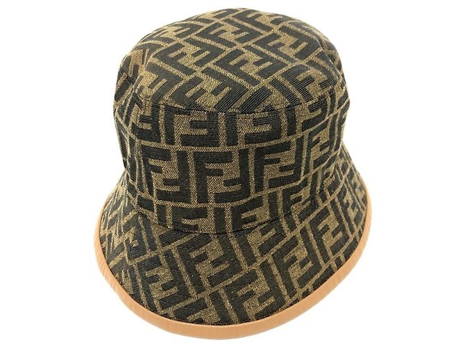 Fendi FXQ801 Chapéu Bucket Zucca