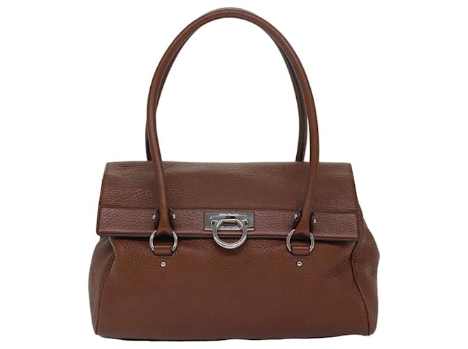 Salvatore Ferragamo - Cuir Marron  ref.1552144