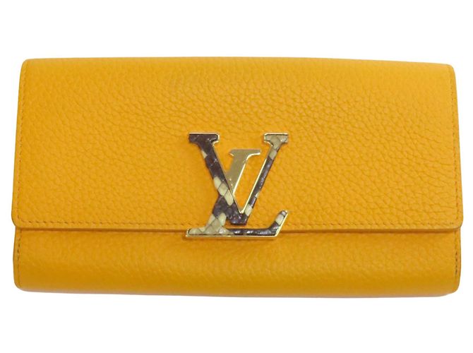 Louis Vuitton Capucines Yellow