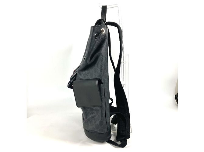Gucci GG Supreme Tiger Backpack Black
