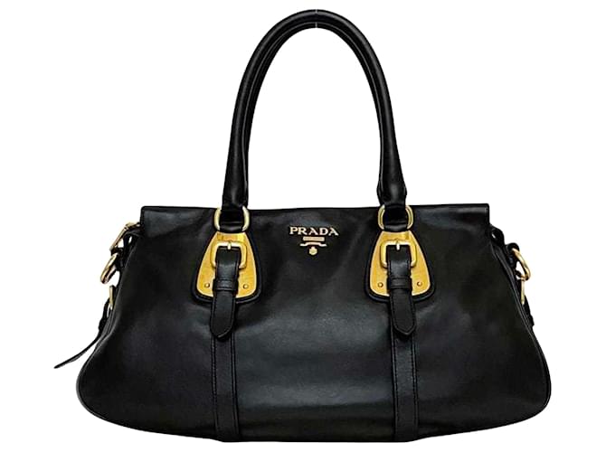 Prada Saffiano Cuir Noir  ref.1552277