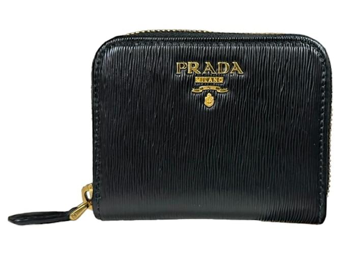 Prada Saffiano Schwarz Leder  ref.1552279