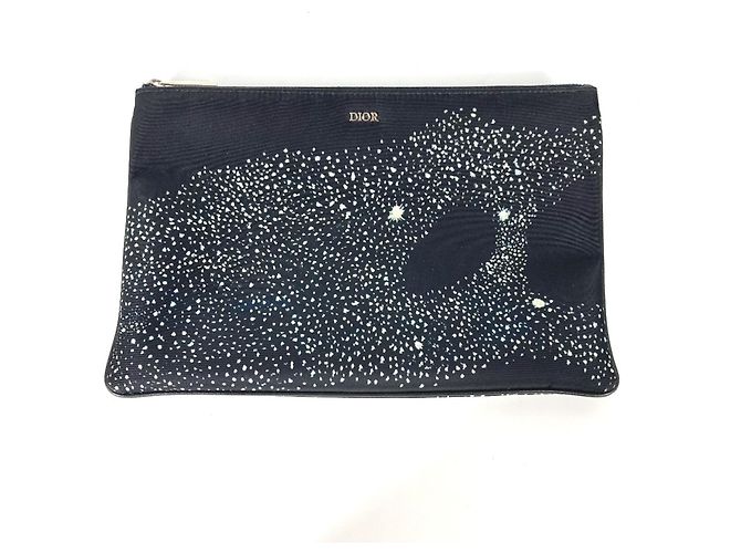 Pochette Clutch Christian Dior Peter Doig Nero
