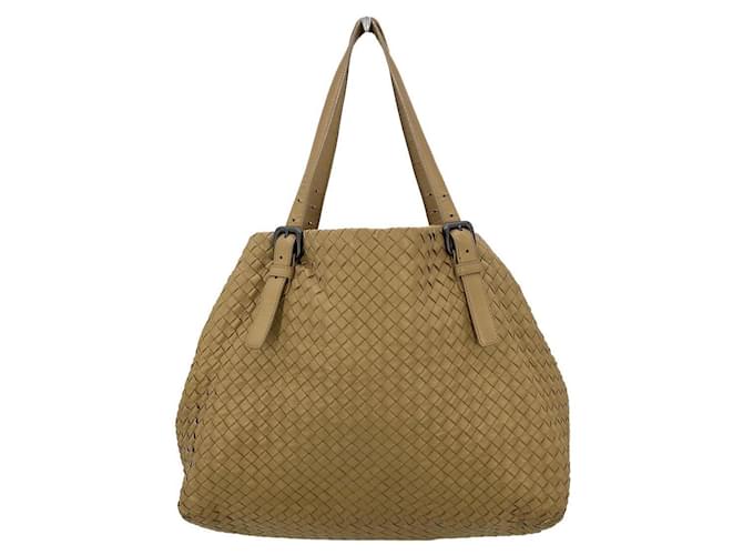 Bottega Veneta Tan Intrecciato Woven Nappa Leather Large Cesta Tote Brown  ref.1552448