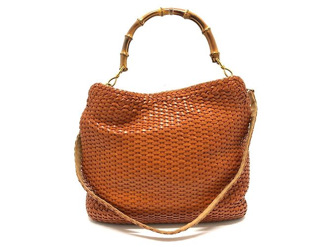 Borsa a mano Gucci Bamboo