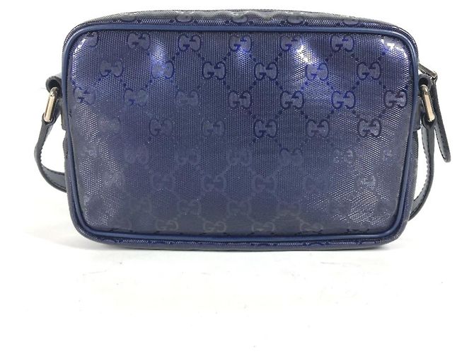 Borsa a spalla Gucci GG Imprimé Pochette Blu