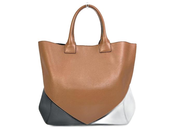 Givenchy Bicolor Shoulder Bag Brown Black