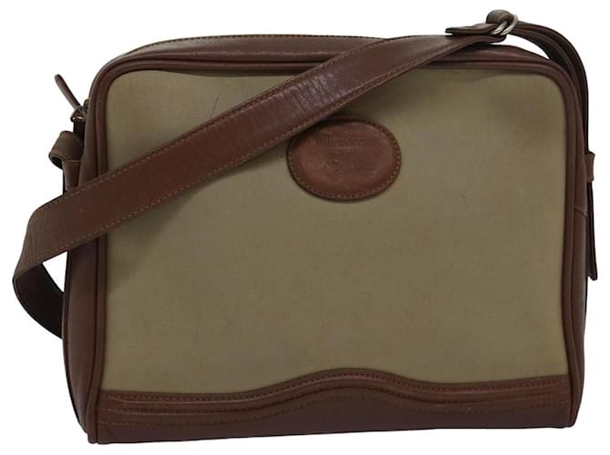 Autre Marque Burberrys Shoulder Bag Canvas Leather Beige Auth bs16124 Cloth  ref.1552635