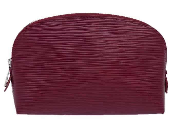 LOUIS VUITTON Epi Pochette Cosmétique PM Pouch Fuchsia M40641 LV Auth yk13711 Cuir Fuschia  ref.1552725