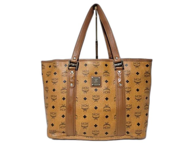 Bolsa tote MCM Cognac Visetos marrom