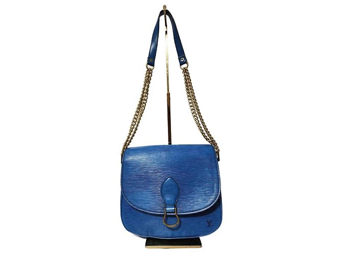 LOUIS VUITTON Epi Saint Cloud GM Bolsa de Ombro Azul