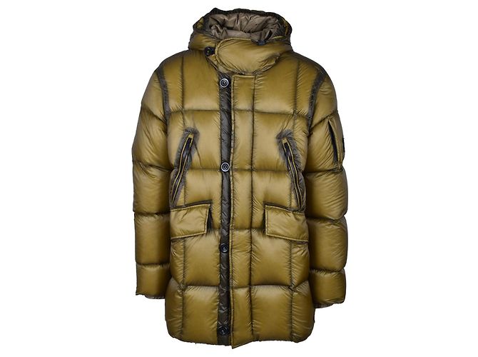 CP Company D.D. Shell Down Parka Jacke Olivgrün