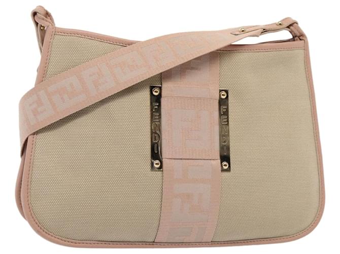 Fendi Zucca Beige Lienzo  ref.1552988