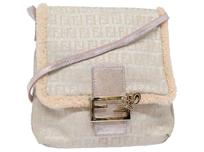 Fendi Zucchino Beige Leinwand  ref.1552992