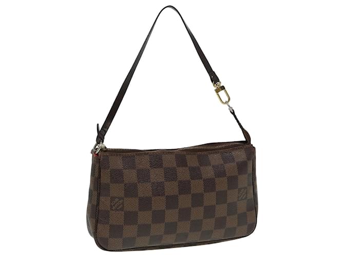 LOUIS VUITTON Damier Ebene Pochette Accessoires Pouch N41206 LV Auth 82959  ref.1553158