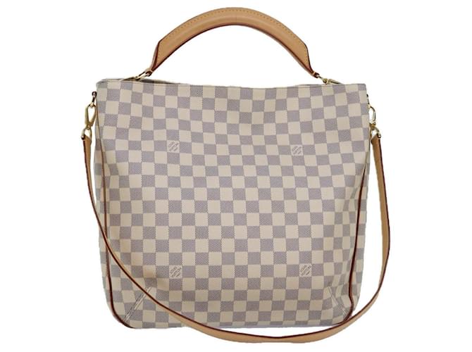 LOUIS VUITTON Bolsa de Hombro Damier Azur Sophie 2way N41216 LV Auth fm3552A  ref.1553164